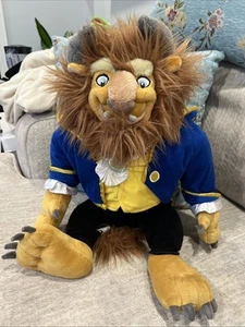 Vintage Disney Parks Beauty and the Beast 22” Plush Toy Jumbo Stuffed Doll - Picture 1 of 12