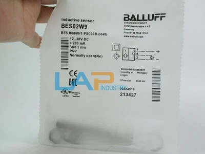 1Pc New For proximity switch BES02W9 BES M08MH1-PSC30B-S04G - Image 1 of 3