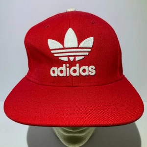 Adidas Trefoil Snapback Cap Wool Red & Green Bill - Picture 1 of 7