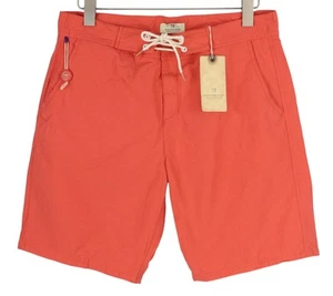 Scotch&Soda Hombre Bañador M Naranja Cordón Cintura Malla Forrado Playa Fondo - Imagen 1 de 11