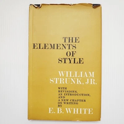 The Elements of Style Book William Strunk & E B White 1959 Vintage Hardcover  - Image 1 of 4