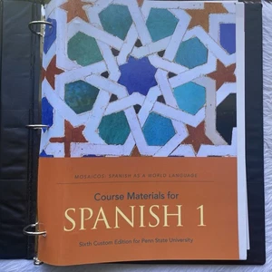 Spanish As A World Language, Sixth Custom Edition for Penn State University - Picture 1 of 4