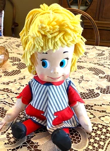 Vintage Sister Belle Original Clothes 1960s 17” Tall Talking Doll String 004-278 - Picture 1 of 17