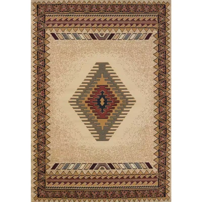 Manhattan Tucson Cream 1 Ft. 11 In. X 7 Ft. 4 In. Area Rug - Image 1 of 4