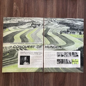 Monsanto Creative Chemistry Conquest Of Hunger Print Ad Science Spectacular  - Picture 1 of 4