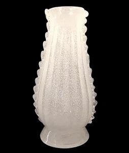 Vintage Murano Art Glass Pulegoso Vase Carlo Scarpa Martinuzzi Style - Picture 1 of 7