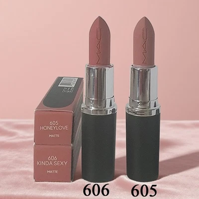 3.5g Lápiz labial mate sedoso m -aCximal #605 Honey Love /#606 Kinda Sexy Nuevo - Imagen 1 de 3
