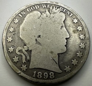 1898-P Barber Half Dollar R34 - Bild 1 von 2