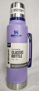 NWT STANLEY  THE  ADVENTURE TO GO BOTTLE 1.1 QUART  THERMOUS Purple - Picture 1 of 9