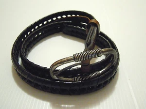 CULT VINTAGE Cintura Donna Pelle Cuoio Cow Woman Belt Leather W32 - Imagen 1 de 1