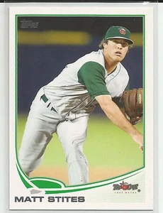 Tarjeta de debut profesional de ligas menores de Matt Stites de los San Diego Padres 2013 Topps - Imagen 1 de 1
