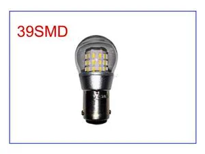  BA15D LED PICCOLO GLOBO / 39 SMD / BIANCO CALDO / 10-30 V / ROULOTTE E CAMPER  - Foto 1 di 1