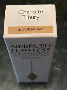 Charlotte Tilbury Airbrush Flawless Foundation - 7.5 WARM- Full Size -1 fl Oz - Picture 1 of 1
