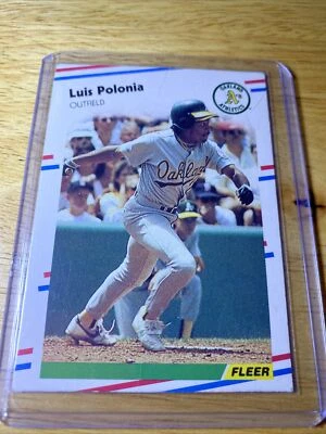 1988 Fleer MLB Luis Polonia #292 Oakland Excellent Conditions ⚾️⚡️💥⚾️ - Image 1 of 2