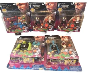 1996 Space Jam Collectible Action Figures Lot of 5.All new in box Michael Jordan - Picture 1 of 14