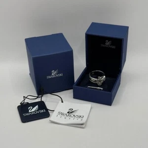 Disney Parks Swarovski Schmuck Ring mit baumelnden kultigen Ohren Größe 7 Neu im Karton - Bild 1 von 15