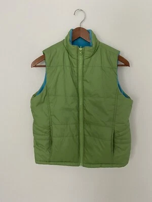 Studio Works Women’s Reversible Vest Size S In Green And Blue - Image 1 of 4