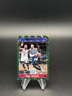 2017/18 Panini Hoops ROBERT COVINGTON GREEN Checkerboard ROCKETS 45/99 PWE SHIP - Image 1 of 2