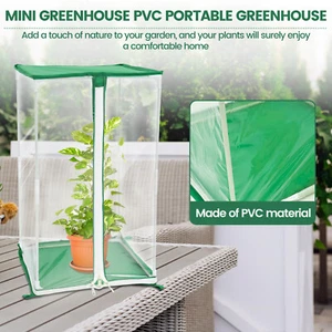 Mini Greenhouse Portable PVC Greenhouse Square Small Greenhouse DW - Picture 1 of 6