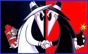 SPY VS SPY - KÜHLSCHRANK FOTO MAGNET 3"-5" - Bild 1 von 3