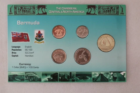 BERMUDA COIN SET WITH COA B38 #4 Cover