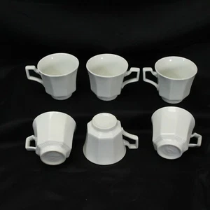 Johnson Bros Heritage Ironstone Beaded Cups Lot of 6 - Picture 1 of 4