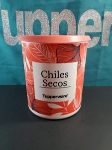 Tupperware One Touch Canister 18 Cups Chiles Secos Spanish New - Picture 1 of 2