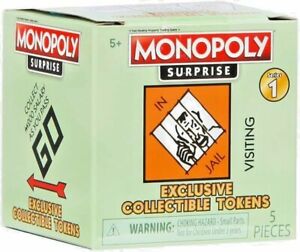 Monopoly Surprise Box With 5 Items Including Tokens Coins Houses & Rarities! 