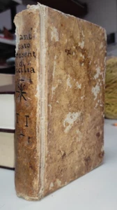SIC633-THE PRESENT STATE OF SICILIA, ARCAGIOLO LEANTI DA PALERMO, TOME PRIMO - Picture 1 of 5