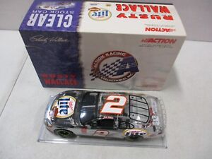 Action 2001 Rusty Wallace Miller Lite Harley Davidson Clear 1/24