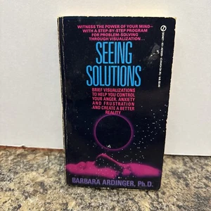 Seeing Solutions by Barbara Ardinger Vintage Paperback Power Of Mind - Picture 1 of 7
