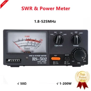 NISSEI RS-502 SWR & Power Meter SWR Watt Meter 1.8-525MHz HF VHF UHF For Radio # - Bild 1 von 4