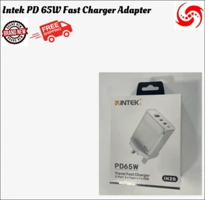 Intek PD 65W Reise Schnellladegerät Adapter Schneller Versand - Vertrauenswürdiger Verkäufer - Bild 1 von 1