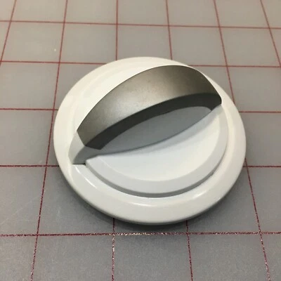 W10196507 WPW10196507 Amana Dryer Timer Control Knob White Silver - Image 1 of 4