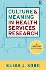 Sobo, Elisa J : Culture And Meaning In Health Services R