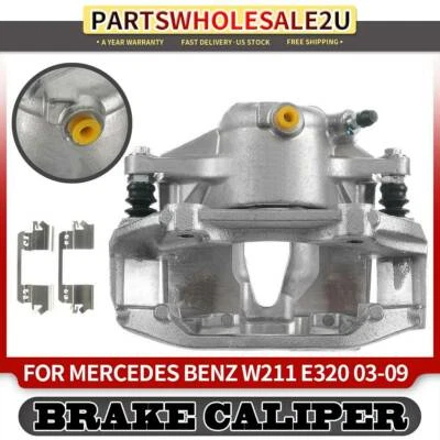 前左驱动制动卡钳带支架适用于梅赛德斯奔驰 w211 E320 03-09 E350 — 第 1/4 张图片