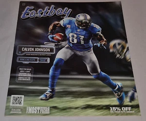 MINT! Eastbay Catalog CALVIN JOHNSON Cover Detroit Lions #87 Nike April 2013 - Picture 1 of 3