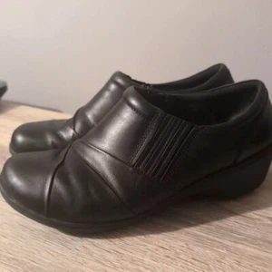 Clarks Channing Essa schwarze Damenschuhe mit seitlichem Reißverschluss – Größe 7,5 - Bild 1 von 7