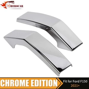 Chrome Front Grille Insert Cover Trim Bezels for Ford F-150 2021-2025 Exterior - Picture 1 of 8