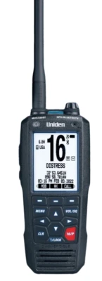 Uniden Marine Floating Handheld VHF Radio with GPS Bluetooth NOAA MHS338BT - Image 1 of 2