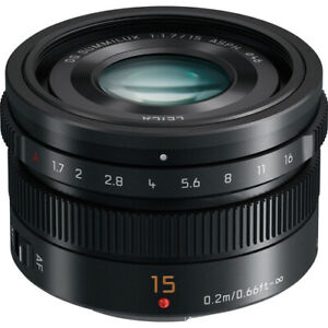 Panasonic LUMIX G Leica DG Summilux 15mm f/1.7 ASPH. Lens H-X015K