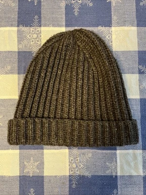 Sombrero de invierno de lana para hombre J Crew talla única carbón Foto 1 de 3