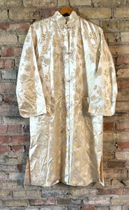VTG Silk Floral Print Traditional Brocade Jacket - Size Medium - Made in Japan - Picture 1 of 9