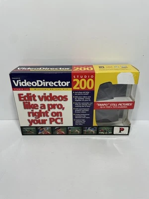 Pinnacle Systems Video Director Studio 200 Windows Video Editor New Sealed - Image 1 of 4