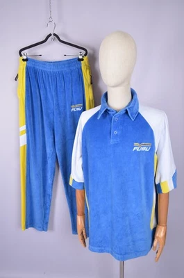 De colección FUBU Endurance Terciopelo Chándal Polo Camisa Pantalones Talla XL Hip Hop Años 90 Foto 1 de 4