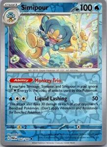 Simipour Reverse Holo Uncommon SV04: Paradox Rift 042/182 NM - Picture 1 of 2
