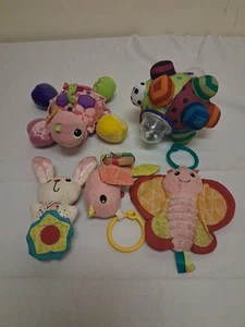 Lotto 5 giocattoli singoli per bambini 4-18 mesi Infantino RATTLE - Foto 1 di 8