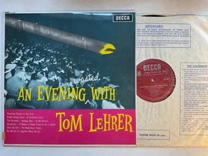 TOM LEHRER An Evening Wasted With .. Ex+ 1959 UK Decca LK 4332 Comedy LP - Picture 1 of 2