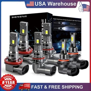 For Lexus RX330 2004 2005 2006 6x 6000K LED Headlight Fog Light Bulbs Combo Kits - Bild 1 von 18