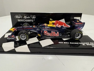 Minichamps 1/43 Mark Webber 2011 Red Bull RB7 - Image 1 of 4